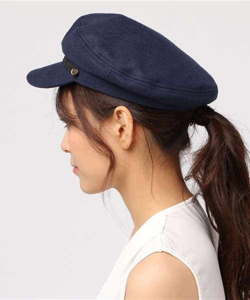 N.（N. Natural Beauty Basic）（エヌエヌナチュラルビューティーベーシック）の「マリンキャスケット（キャスケット・レディース・ネイビー/ブラック/ベージュ系その他・FREE）」の4枚目の写真