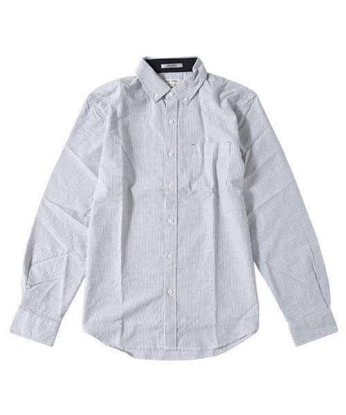 MinoriTY(マイノリティ)の「オックスフォードボタンダウン長袖シャツ(シャツ/ブラウス・メンズ・ホワイト/ブラック/ネイビー/ブルー系その他2/ブラック系その他2/ブルー系その他/ブラック系その他/ピンク/サックスブルー/グレー/ワイン・L/M)」の5枚目の写真