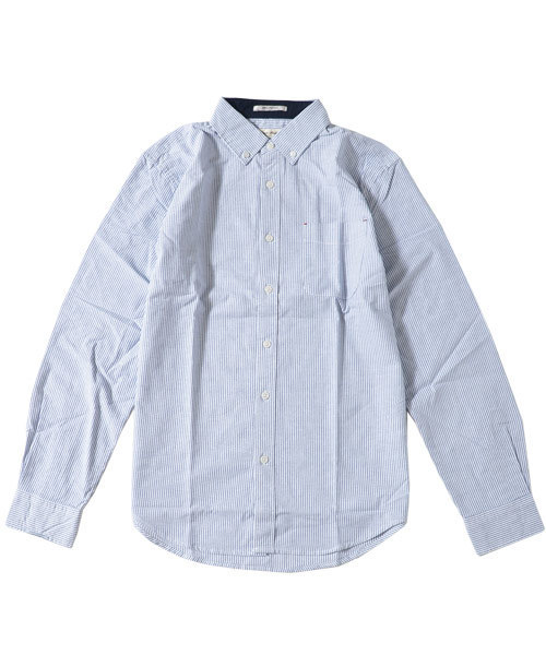 MinoriTY(マイノリティ)の「オックスフォードボタンダウン長袖シャツ(シャツ/ブラウス・メンズ・ホワイト/ブラック/ネイビー/ブルー系その他2/ブラック系その他2/ブルー系その他/ブラック系その他/ピンク/サックスブルー/グレー/ワイン・L/M)」の20枚目の写真