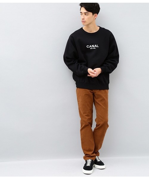 ADAM ET ROPE'（アダムエロペ）の「モールスキン スリムストレートパンツ（その他パンツ・メンズ・ブラック/ブラウン系その他/ブルー系その他4・S/M/L）」の4枚目の写真