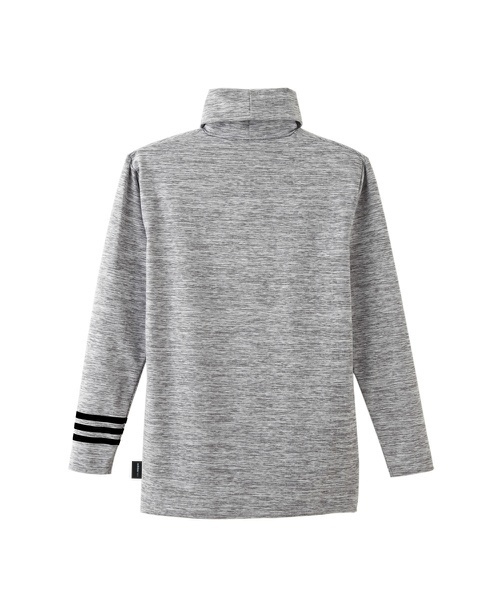 adidas neo（アディダスネオ）の「【adidas neo】メンズ　ハイネックロングスリーブ（Tシャツ/カットソー・メンズ・ホワイト/ブラック系その他/杢グレー/オリーブ・LARGE/MEDIUM/X-LARGE）」の8枚目の写真