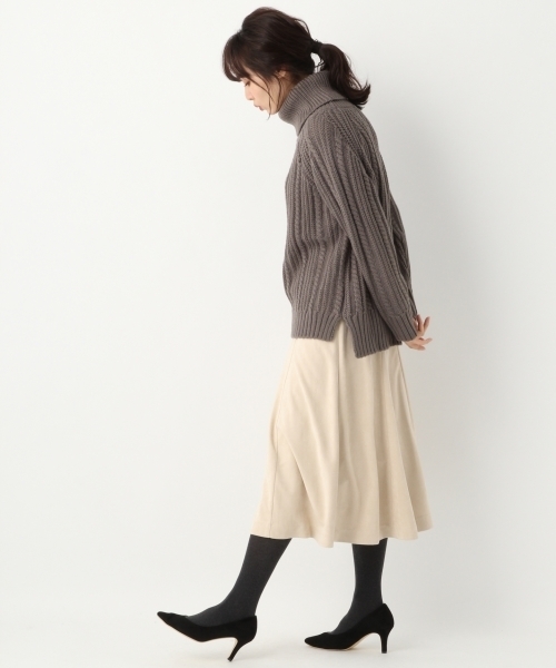 A part by（アパートバイ）の「3.5GケーブルタートルネックPO 777521 （ニット/セーター・レディース・ブラック/グレー/ブルー/アイボリー・FREE）」の17枚目の写真