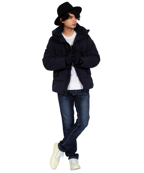 ８(eight)（エイト）の「メルトン PUレザー 手袋 グローブ （手袋・メンズ・ブラウン/ネイビー/ブラック/グレー/ワイン・FREE）」の9枚目の写真