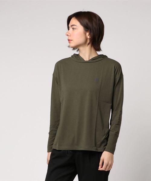 Champion(チャンピオン)の「【Champion/チャンピオン】レディース CPFU(チャンピオン フィジカルフィットネスユニフォーム) Tシャツ(Tシャツ/カットソー・レディース・ブラック/オリーブ/ダークブルー/グレー・LARGE/MEDIUM)」の3枚目の写真