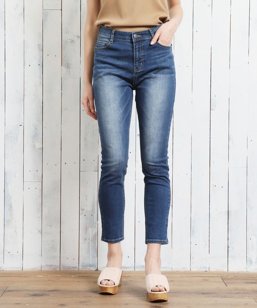 ハイライズスキニーデニム（デニムパンツ）｜OandI（オーアンドアイ）