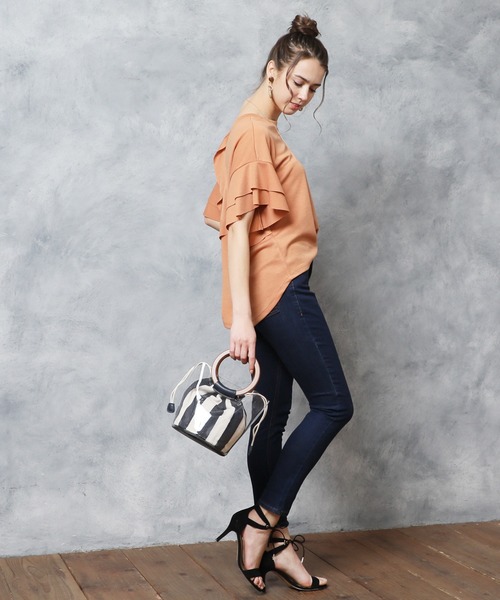 OandI（オーアンドアイ）の「ハイライズスキニーデニム（デニムパンツ・レディース・ネイビー/ブルー・32/34/36）」の5枚目の写真