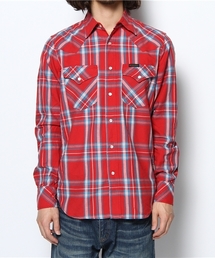 HYSTERIC GLAMOUR | CHECK長袖ウエスタンSH(シャツ/ブラウス)