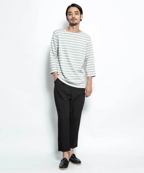 ROOPTOKYO(ループトウキョウ)の「WEB限定:ストレッチ アンクル丈テーパードパンツ(その他パンツ・メンズ・ブラック/チャコール/ネイビー/チェック・S/M/L)」の7枚目の写真