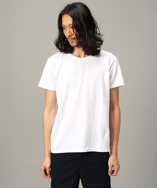 Denime(ドゥニーム)の「NEW US FABRIC S/S TEE(Tシャツ/カットソー・メンズ・カーキ/ブラック/ホワイト/アイボリー/杢グレー/スミクロ・LARGE/MEDIUM/SMALL)」の10枚目の写真