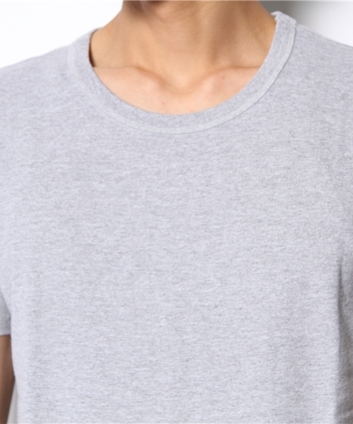 Denime(ドゥニーム)の「NEW US FABRIC S/S TEE(Tシャツ/カットソー・メンズ・カーキ/ブラック/ホワイト/アイボリー/杢グレー/スミクロ・LARGE/MEDIUM/SMALL)」の11枚目の写真