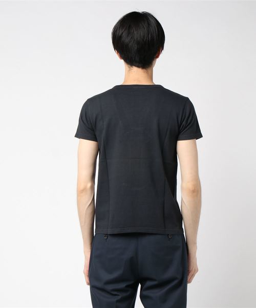 Denime(ドゥニーム)の「NEW US FABRIC S/S TEE(Tシャツ/カットソー・メンズ・カーキ/ブラック/ホワイト/アイボリー/杢グレー/スミクロ・LARGE/MEDIUM/SMALL)」の9枚目の写真