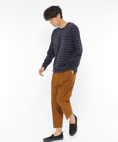 LAKOLE（ラコレ）の「モールスキンワイドパンツ / LAKOLE（その他パンツ・メンズ・ベージュ/ネイビー/ボルドー・MEDIUM/LARGE）」の7枚目の写真