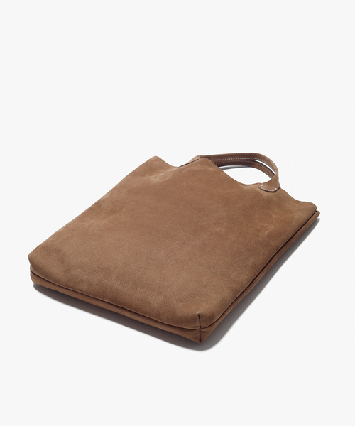 TASINAMI(タシナミ)の「TASINAMI 日本製 Leather Mini Tote M Nubuck(トートバッグ・レディース・ブラック/ベージュ/ネイビー/ピンク/グリーン/ワイン/ライトブルー/イエロー/ライトパープル・FREE)」の12枚目の写真