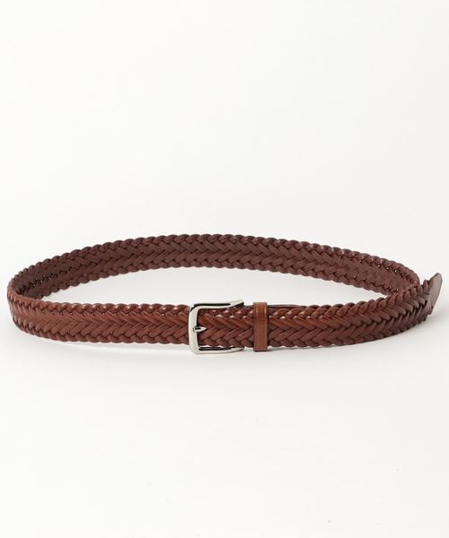 The Suit Company ザ スーツカンパニー の レザーメッシュベルト ベルト Wear