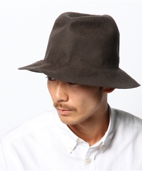 nonnative（ノンネイティブ）の「nonnative - EXPLORER HAT WOOL FELT（ハット・メンズ・グレー/ブラック・1/2）」の7枚目の写真