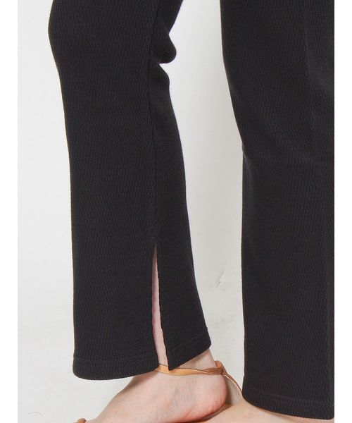 Ungrid(アングリッド)の「スリットハニカムレギンス(レギンス/スパッツ・レディース・オフホワイト/ライトグレー/ブラック・FREE)」の14枚目の写真