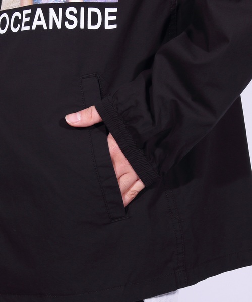 ８(eight)（エイト）の「コーチジャケット フォト バックプリント（ブルゾン・メンズ・ホワイト/ブラック/ベージュ・MEDIUM/LARGE）」の17枚目の写真