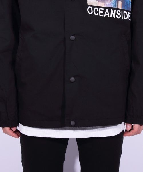 ８(eight)（エイト）の「コーチジャケット フォト バックプリント（ブルゾン・メンズ・ホワイト/ブラック/ベージュ・MEDIUM/LARGE）」の18枚目の写真