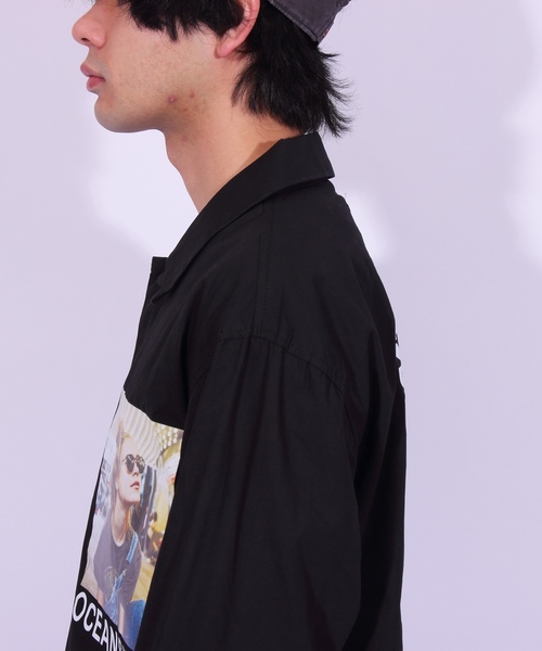 ８(eight)（エイト）の「コーチジャケット フォト バックプリント（ブルゾン・メンズ・ホワイト/ブラック/ベージュ・MEDIUM/LARGE）」の20枚目の写真