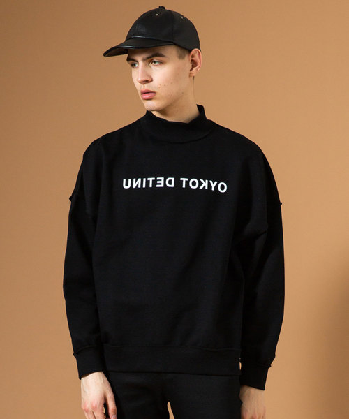 UNITED TOKYO（ユナイテッドトウキョウ）の「リバースロゴスウェット（スウェット・メンズ・ブラック/ライム・FREE/0）」の3枚目の写真