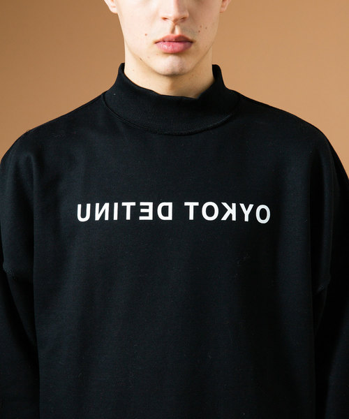 UNITED TOKYO（ユナイテッドトウキョウ）の「リバースロゴスウェット（スウェット・メンズ・ブラック/ライム・FREE/0）」の6枚目の写真