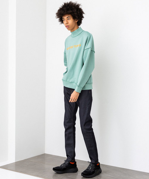 UNITED TOKYO（ユナイテッドトウキョウ）の「リバースロゴスウェット（スウェット・メンズ・ブラック/ライム・FREE/0）」の10枚目の写真