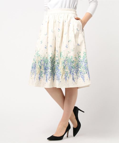axes femme（アクシーズファム）の「ふじ柄スカート（スカート