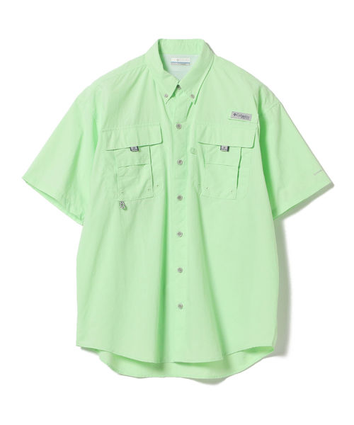 Columbia（コロンビア）の「Columbia / バハマ Ⅱ ショートスリーブシャツ（シャツ/ブラウス・メンズ・グリーン/サックスブルー・X-SMALL/SMALL/MEDIUM）」の3枚目の写真
