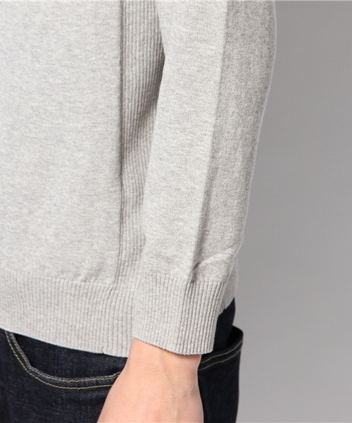 green label relaxing（グリーンレーベルリラクシング）の「KNIT SWEAT C/N 14G ニット ◆（ニット/セーター・メンズ・グレー/コバルトブルー・MEDIUM/LARGE/SMALL）」の7枚目の写真