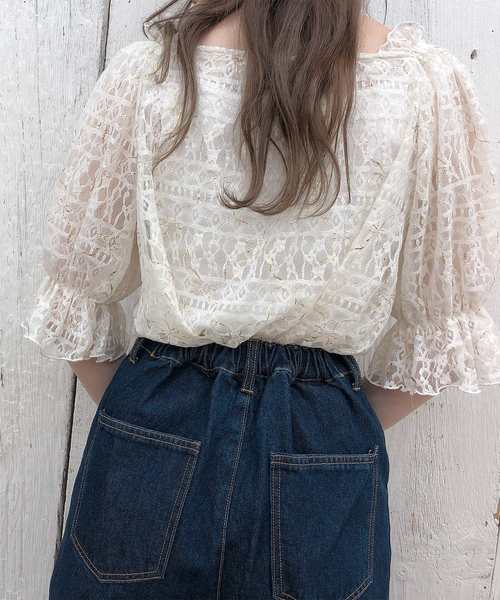 one after another NICE CLAUP（ワンアフターアナザーナイスクラップ）の「【Petite by NICE CLAUP】frill pants（その他パンツ・レディース・オフホワイト/ネイビー/チェック・FREE）」の10枚目の写真