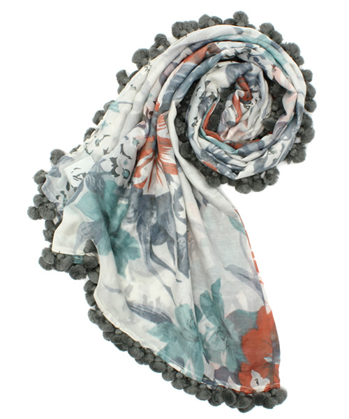 Ici Et La イシエラ の 花柄ストール Citrus ストール ショール Wear