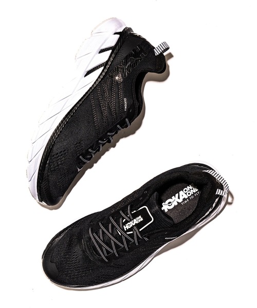 HOKA(ホカ)の「HOKA ONE ONE / ホカ オネオネ CLIFTON6(スニーカー・メンズ・ブラック/レッド/ブルー・26/27/28/29/25.5/26.5/27.5)」の2枚目の写真