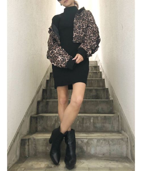 GYDA（ジェイダ）の「ラインショートブルゾン（ブルゾン・レディース・ブラック/グレー/ボルドー/その他1・FREE）」の9枚目の写真