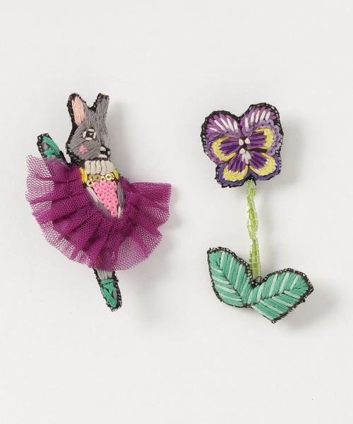 tamao world(タマオワールド)の「刺繍ミニブローチ(ブローチ/コサージュ)」|その他1