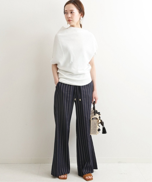 IENA LA BOUCLE(イエナラブークル)の「IENA LA BOUCLE ノースリーブ アシンメトリーストレッチプルオーバー◆(ニット/セーター・レディース・ホワイト・FREE)」の11枚目の写真