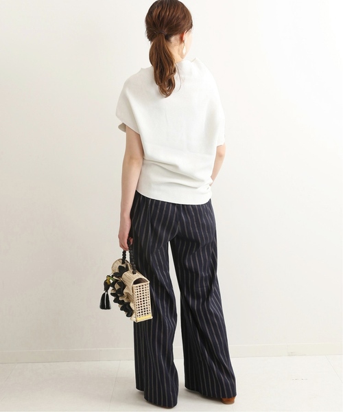 IENA LA BOUCLE(イエナラブークル)の「IENA LA BOUCLE ノースリーブ アシンメトリーストレッチプルオーバー◆(ニット/セーター・レディース・ホワイト・FREE)」の13枚目の写真