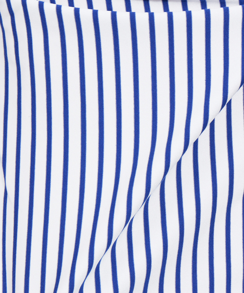 RECENCY OF MINE(リーセンシー オブ マイン)の「【Recency of Mine】コンパクトモックロディ太ストライプ(シャツ/ブラウス・メンズ・ネイビー/ブルー・44/46/48/50)」の11枚目の写真