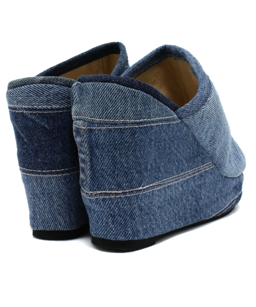 goa（ゴア）の「ＵＳＥＤデニムウェッジサンダル（サンダル・レディース・ブルー系その他・2/1）」の3枚目の写真