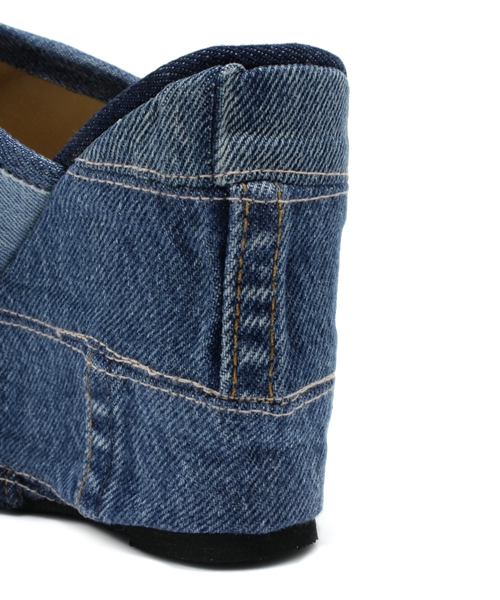 goa（ゴア）の「ＵＳＥＤデニムウェッジサンダル（サンダル・レディース・ブルー系その他・2/1）」の6枚目の写真