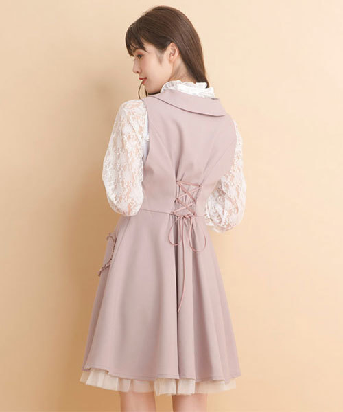 ワンピース ワンピース Secretハートポケットジャンパードレス ワンピース Secret Honey シークレットハニー のファッション