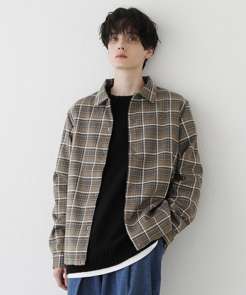 ASTRONOMY(アストロノミー)の「ストレッチアーバンコーチジャケット(ブルゾン・メンズ・ブラック/グレー/ネイビー/ストライプ/ベージュ系その他4/ベージュ系その他2/ベージュ系その他3/ベージュ系その他/ブラウン/ベージュ/チャコール/グレー系その他/ブラック系その他2/ブラック系その他/グレー系その他2/ブラウン系その他/ブルー系その他/オフホワイト/ブルー/グレー系/ブラウン系・S/M/L/XL)」の12枚目の写真