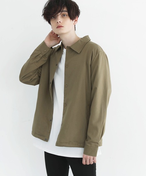 ASTRONOMY(アストロノミー)の「ストレッチアーバンコーチジャケット(ブルゾン・メンズ・ブラック/グレー/ネイビー/ストライプ/ベージュ系その他4/ベージュ系その他2/ベージュ系その他3/ベージュ系その他/ブラウン/ベージュ/チャコール/グレー系その他/ブラック系その他2/ブラック系その他/グレー系その他2/ブラウン系その他/ブルー系その他/オフホワイト/ブルー/グレー系/ブラウン系・S/M/L/XL)」の13枚目の写真