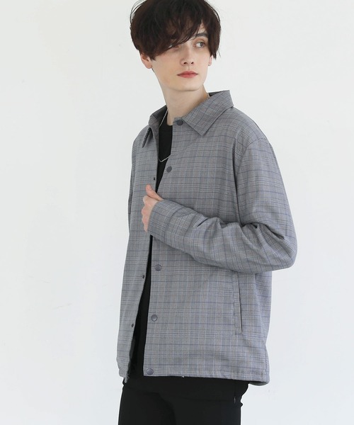 ASTRONOMY(アストロノミー)の「ストレッチアーバンコーチジャケット(ブルゾン・メンズ・ブラック/グレー/ネイビー/ストライプ/ベージュ系その他4/ベージュ系その他2/ベージュ系その他3/ベージュ系その他/ブラウン/ベージュ/チャコール/グレー系その他/ブラック系その他2/ブラック系その他/グレー系その他2/ブラウン系その他/ブルー系その他/オフホワイト/ブルー/グレー系/ブラウン系・S/M/L/XL)」の6枚目の写真