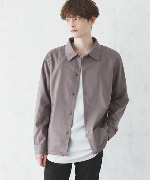 ASTRONOMY(アストロノミー)の「ストレッチアーバンコーチジャケット(ブルゾン・メンズ・ブラック/グレー/ネイビー/ストライプ/ベージュ系その他4/ベージュ系その他2/ベージュ系その他3/ベージュ系その他/ブラウン/ベージュ/チャコール/グレー系その他/ブラック系その他2/ブラック系その他/グレー系その他2/ブラウン系その他/ブルー系その他/オフホワイト/ブルー/グレー系/ブラウン系・S/M/L/XL)」の11枚目の写真