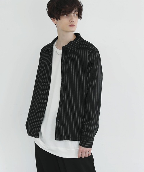 ASTRONOMY(アストロノミー)の「ストレッチアーバンコーチジャケット(ブルゾン・メンズ・ブラック/グレー/ネイビー/ストライプ/ベージュ系その他4/ベージュ系その他2/ベージュ系その他3/ベージュ系その他/ブラウン/ベージュ/チャコール/グレー系その他/ブラック系その他2/ブラック系その他/グレー系その他2/ブラウン系その他/ブルー系その他/オフホワイト/ブルー/グレー系/ブラウン系・S/M/L/XL)」の21枚目の写真