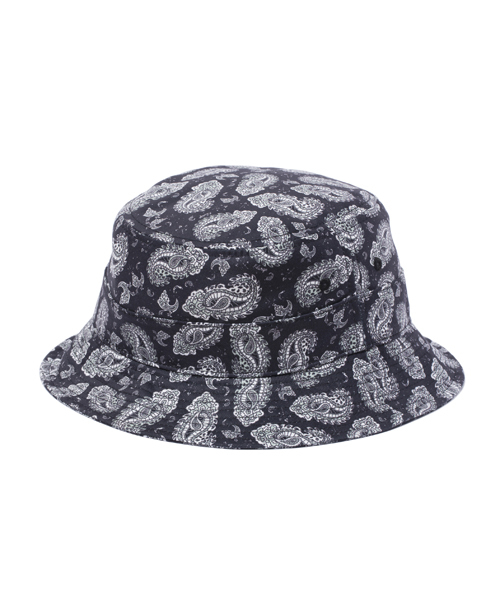 XLARGE（エクストララージ）の「PAISLEY BUCKET HAT（ハット・メンズ・ブラック/ネイビー・MEDIUM/LARGE）」の2枚目の写真