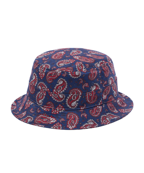 XLARGE（エクストララージ）の「PAISLEY BUCKET HAT（ハット・メンズ・ブラック/ネイビー・MEDIUM/LARGE）」の4枚目の写真