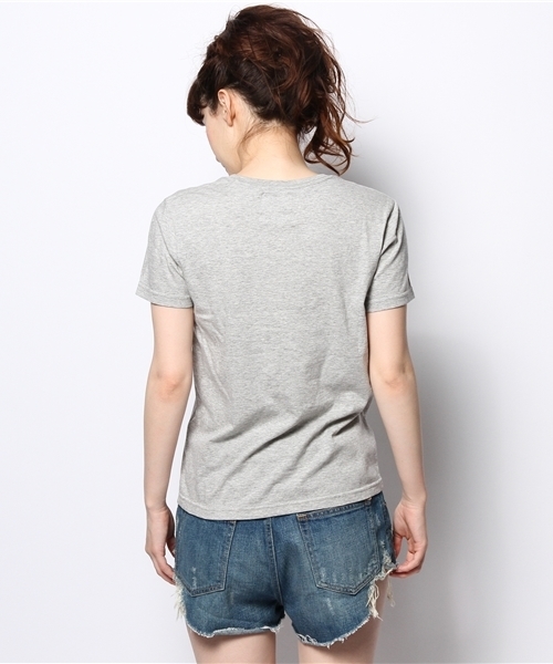 Ray BEAMS（レイビームス）の「*Ray BEAMS / Califa ロゴ Tシャツ（Tシャツ/カットソー・レディース・ホワイト/シルバー/ネイビー・ONE SIZE）」の6枚目の写真