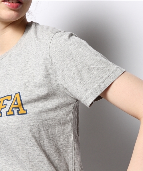 Ray BEAMS（レイビームス）の「*Ray BEAMS / Califa ロゴ Tシャツ（Tシャツ/カットソー・レディース・ホワイト/シルバー/ネイビー・ONE SIZE）」の9枚目の写真