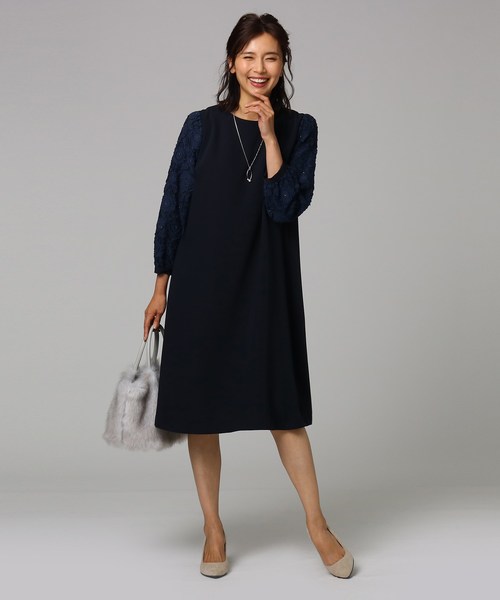 セール ワンピース ドレス Untitled アンタイトル のファッション Untitled アンタイトル のワンピース L 袖フラワーサック ワンピース 153 19 02 をセール価格で購入できます Untitled ワンピース L 袖フラワーサックワンピース ワンピース